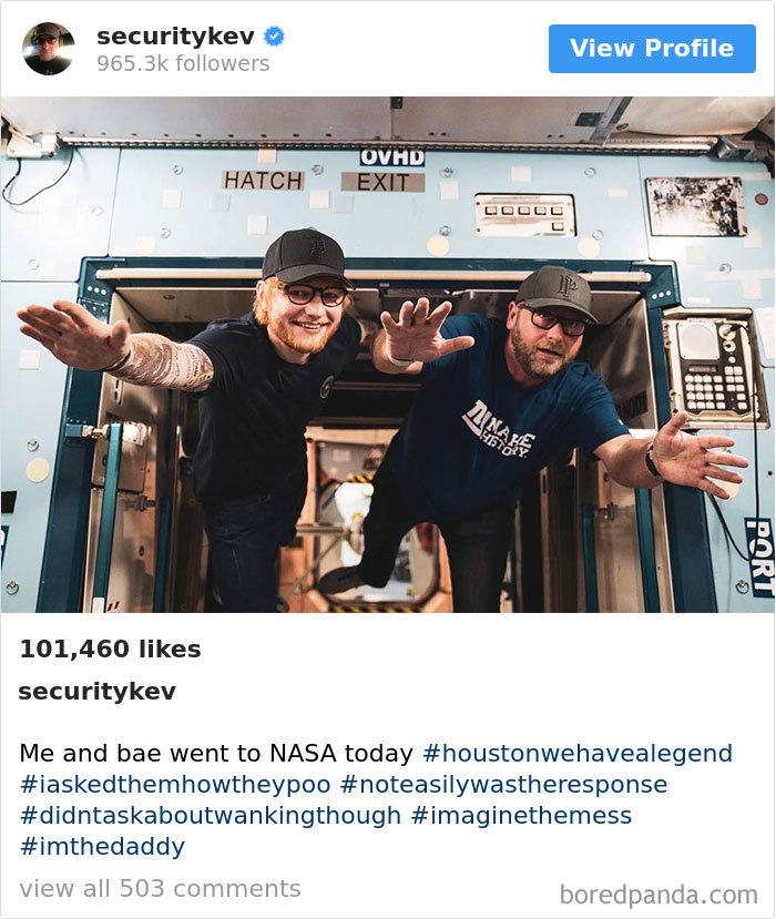 Me And Bae Went To Nasa Today #houstonwehavealegend #iaskedthemhowtheypoo #noteasilywastheresponse #didntaskaboutwankingthough #imaginethemess #imthedaddy