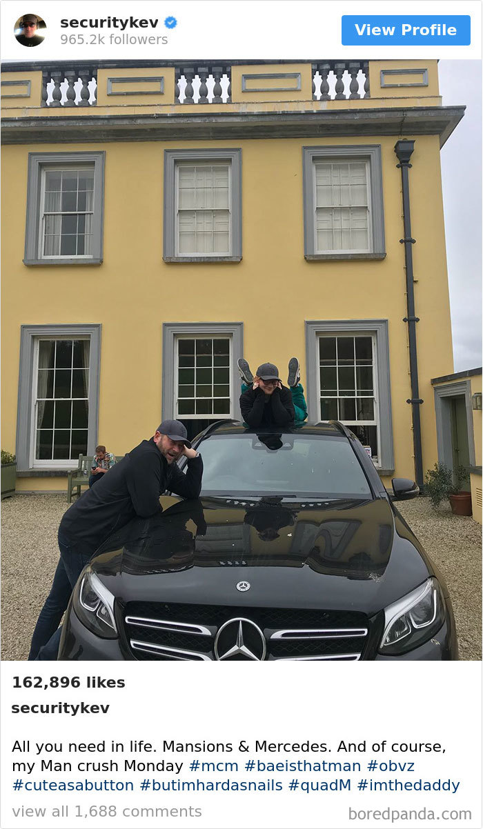 All You Need In Life. Mansions & Mercedes. And Of Course, My Man Crush Monday #mcm #baeisthatman #obvz #cuteasabutton #butimhardasnails #quadm #imthedaddy