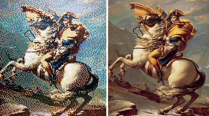 LEGO Napoleon Crossing The Alps