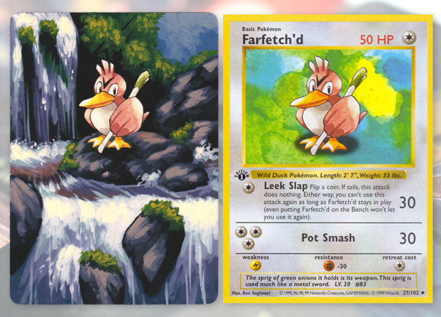 I Breathe New Life Into Old Pok&eacute;mon Cards By Repainting Them