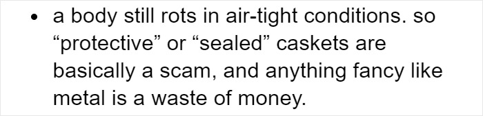 People Are Rethinking The Traditional Funeral Arrangements After Somebody Shared Their 'Fun Funeral Facts' People Are Rethinking The Traditional Funeral Arrangements After Somebody Shared Their 'Fun Funeral Facts'