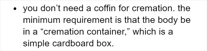 People Are Rethinking The Traditional Funeral Arrangements After Somebody Shared Their 'Fun Funeral Facts' People Are Rethinking The Traditional Funeral Arrangements After Somebody Shared Their 'Fun Funeral Facts'