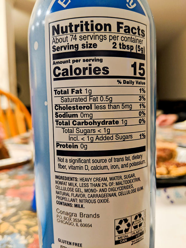 The Wife Said There Was So Much Sodium, They Just Put OMG