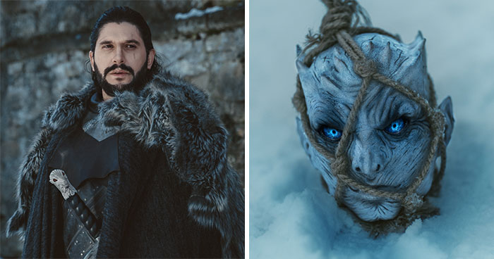 We Had A Photoshoot With Jon Snow And Melisandre From Game Of Thrones