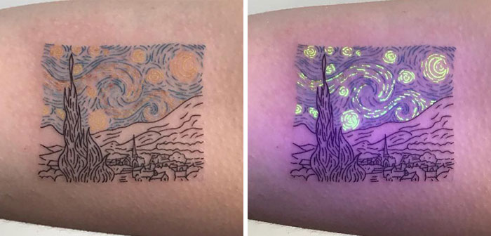 41 UV Tattoo Designs To Make Your Day Brighter
