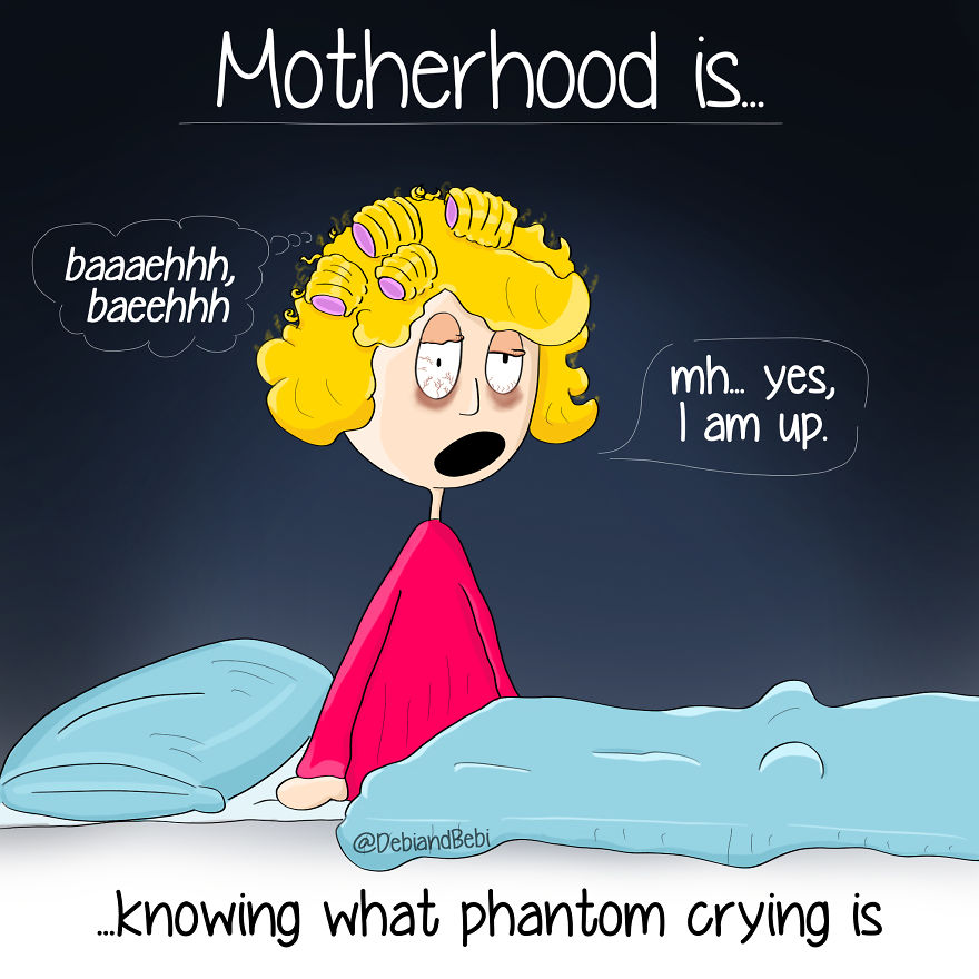 Channelling All Of The Crazy Motherhood Moments Into Drawings