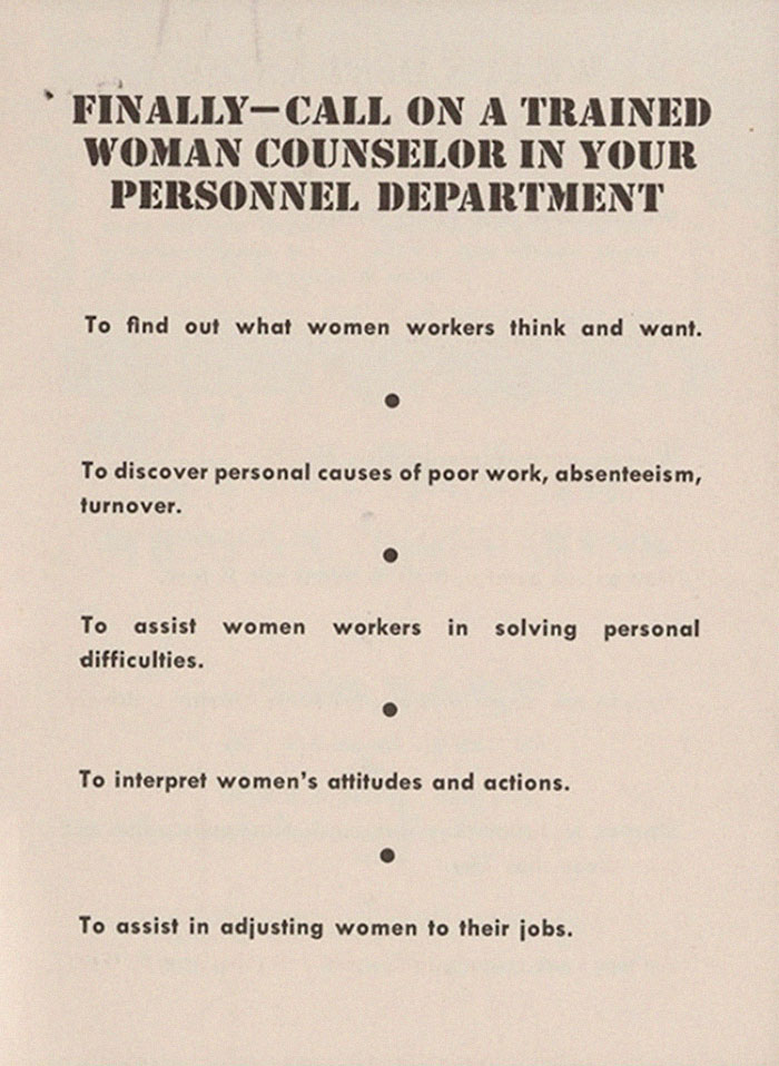 This Guide From The 1940s Told Male Bosses How To Deal With Women Employees This Guide From The 1940s Told Male Bosses How To Deal With Women Employees