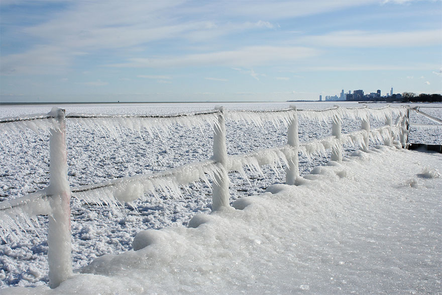 Frozen Lake Michigan Shatters Into Millions Of Pieces And Results In Surreal Imagery Frozen Lake Michigan Shatters Into Millions Of Pieces And Results In Surreal Imagery