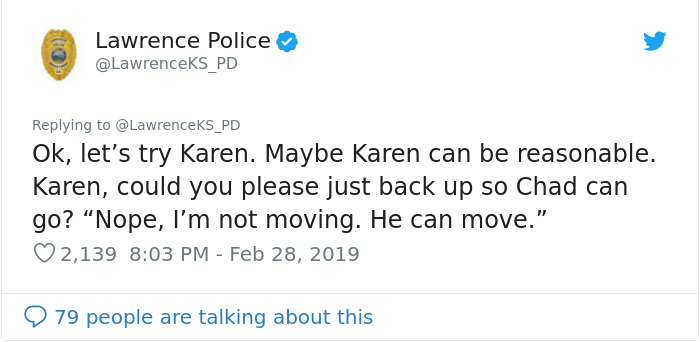 Police Department Shares The Most Ridiculous Call Of 2019 Where Two People Refused To Move Out Of Each Other's Way Police Department Shares The Most Ridiculous Call Of 2019 Where Two People Refused To Move Out Of Each Other's Way