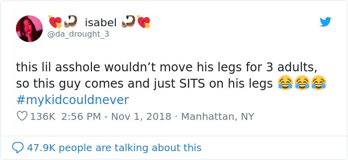 Kid Refuses To Move His Legs On A Subway, Someone Captures His Reaction When A Guy Sits On Them Kid Refuses To Move His Legs On A Subway, Someone Captures His Reaction When A Guy Sits On Them