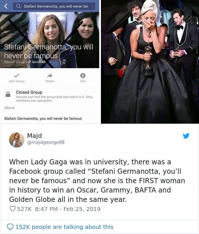 Gaga's University Peers Had A FB Group Dedicated To Shaming Her For Trying To Be Famous Gaga's University Peers Had A FB Group Dedicated To Shaming Her For Trying To Be Famous