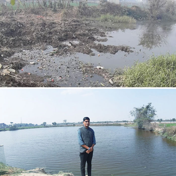 A 26 Y.O Man In India Is Changing The World By Example As He Revives Dead Lakes A 26 Y.O Man In India Is Changing The World By Example As He Revives Dead Lakes