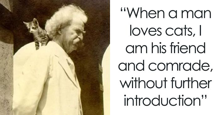 12 Vintage Photos From The 1900s Prove That Mark Twain Was The ‘Crazy Cat Lady’ Type Of Man12 Vintage Photos From The 1900s Prove That Mark Twain Was The ‘Crazy Cat Lady’ Type Of Man
