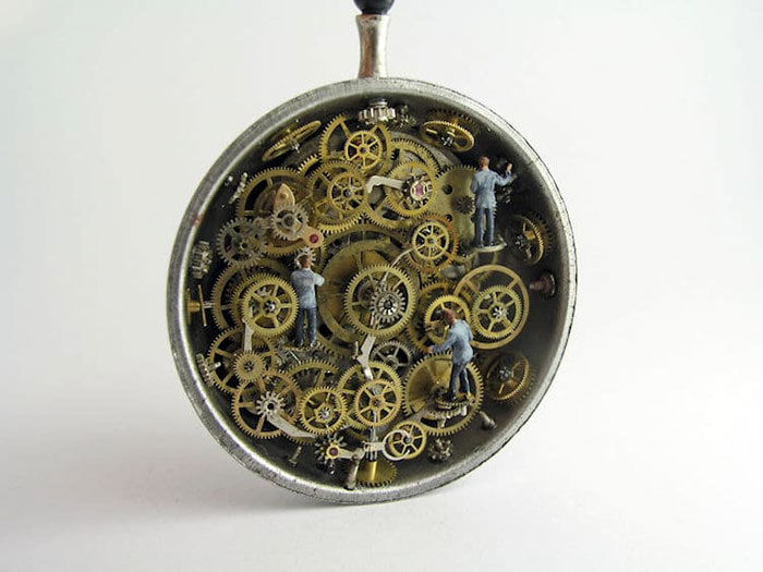 Detailed-Miniature-Worlds-Antique-Pocket-Watches-Micro-Gregory-Grozos