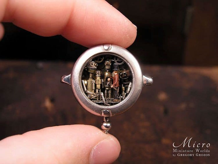 Detailed-Miniature-Worlds-Antique-Pocket-Watches-Micro-Gregory-Grozos