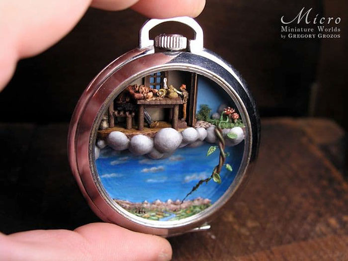 Detailed-Miniature-Worlds-Antique-Pocket-Watches-Micro-Gregory-Grozos