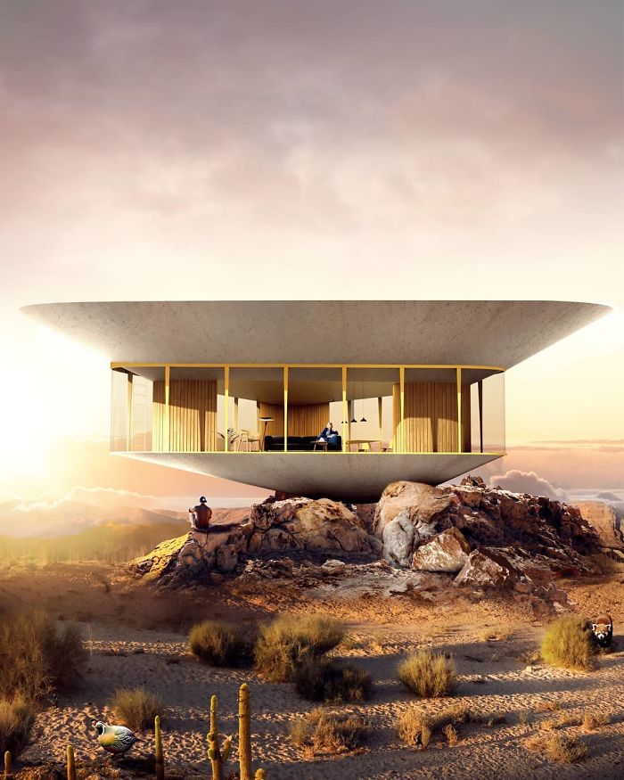 Summer House Designed With A Pool On Its Roof Can Be As Open Or As Closed As The Homeowner Desires