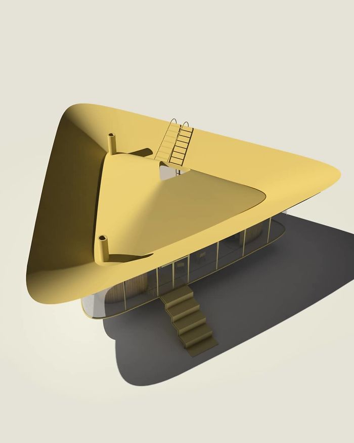 Summer House Designed With A Pool On Its Roof Can Be As Open Or As Closed As The Homeowner Desires