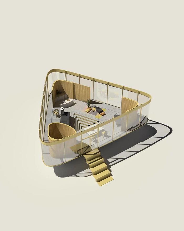 Summer House Designed With A Pool On Its Roof Can Be As Open Or As Closed As The Homeowner Desires