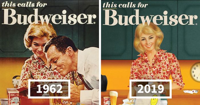 Budweiser Adapts Its Sexist Ads From The 50s And 60s To 2019