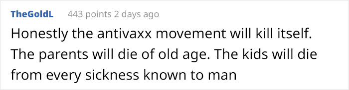 Anti-Vaxx Mom Asks How To Stop Her Son From Getting Vaccines When He Turns 18, Gets Shut Down In The Comments