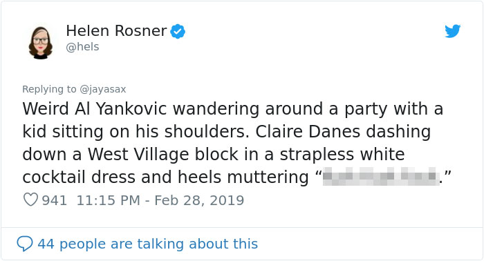 Accurate Celebrity Sighting