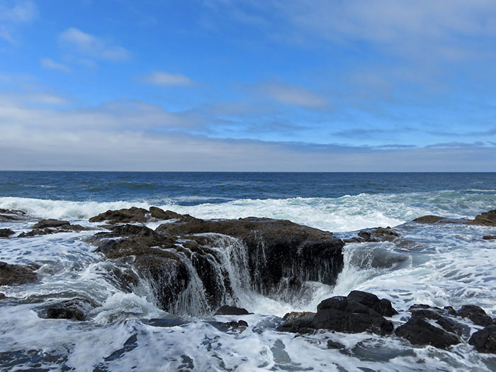 Thor's Well At Cape Perpetua, Oregon