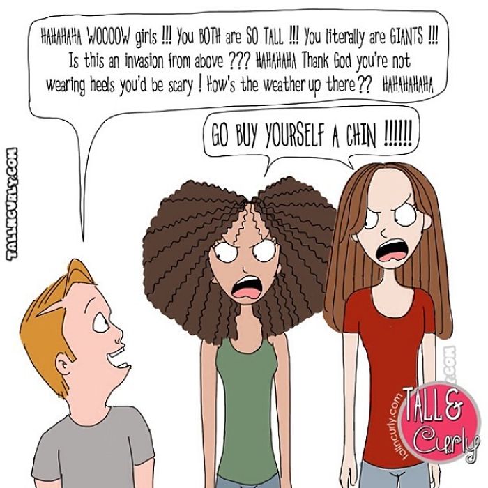 When My 6'3" Cousin And I Are Together, Some People Feel Like It's An Amazons Invasion