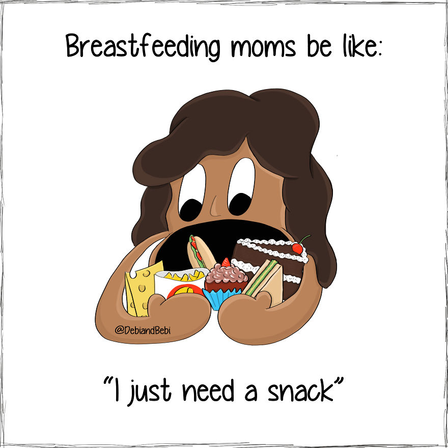 Channelling All Of The Crazy Motherhood Moments Into Drawings