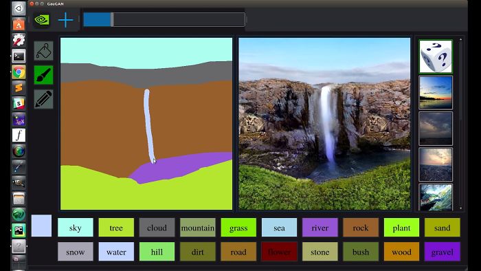 Nvidia's Latest AI Software Transforms Doodles Into Photorealistic Landscapes In Seconds Nvidia's Latest AI Software Transforms Doodles Into Photorealistic Landscapes In Seconds