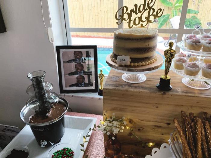 Bridesmaids Throw Their Friend 'The Office' Themed Bridal Shower (24 Pics)