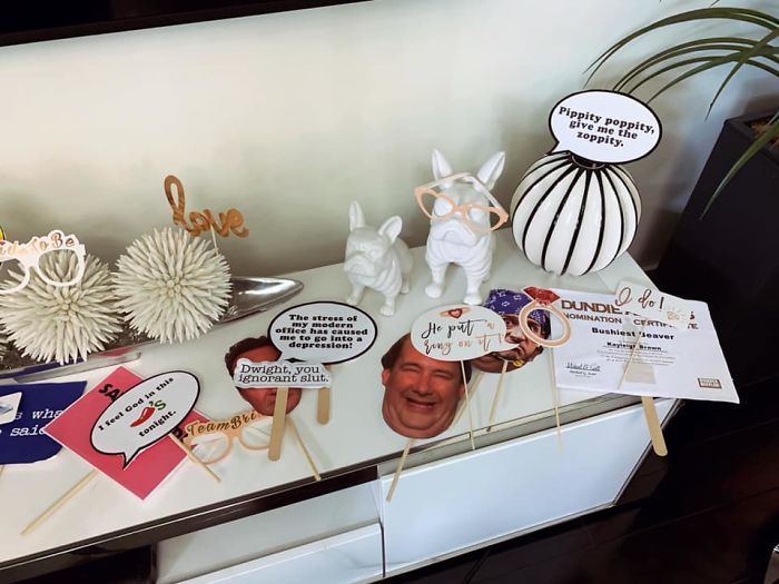 Bridesmaids Throw Their Friend 'The Office' Themed Bridal Shower (24 Pics) Bridesmaids Throw Their Friend 'The Office' Themed Bridal Shower (24 Pics)