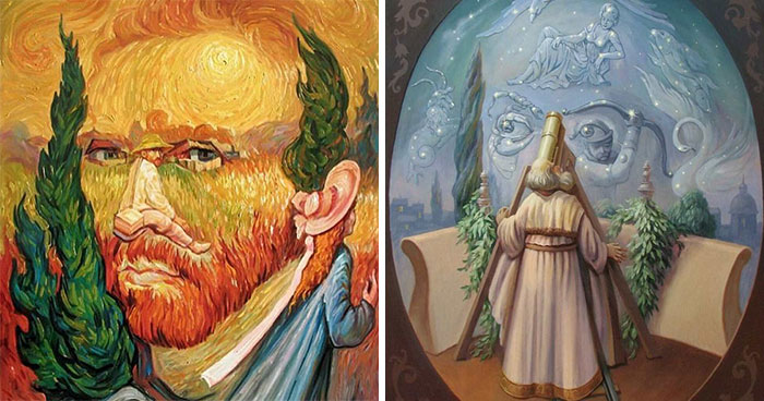 35 Mind-Twisting Optical Illusion Paintings By Oleg Shuplyak