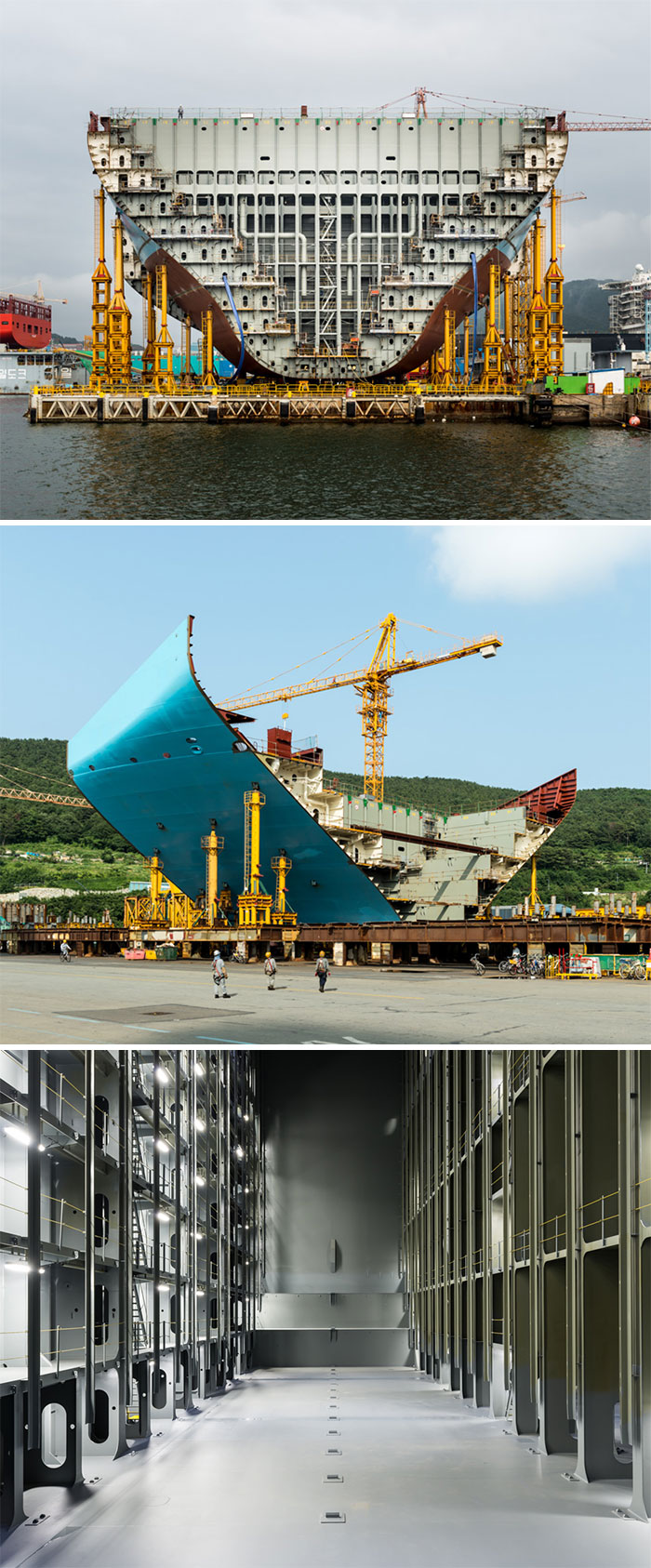 Building The Biggest (2014) Container Ship In The World