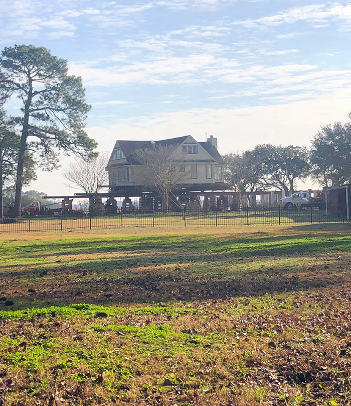 My Neighbors Are Moving Their Entire House Back 200 Ft