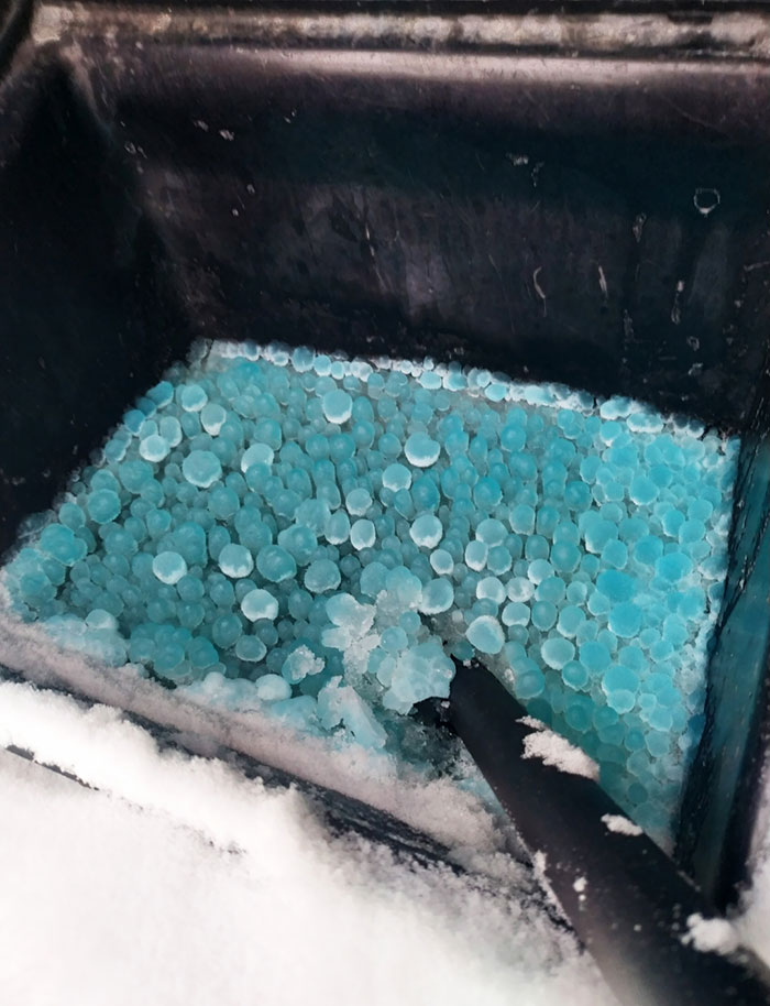 The Windshield Wash At My Local Petrol Shoppe This Frigid Morning