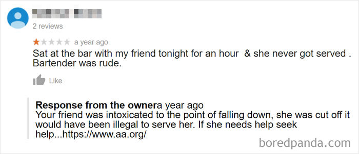 Restaurant Owner Wasn't Having It.