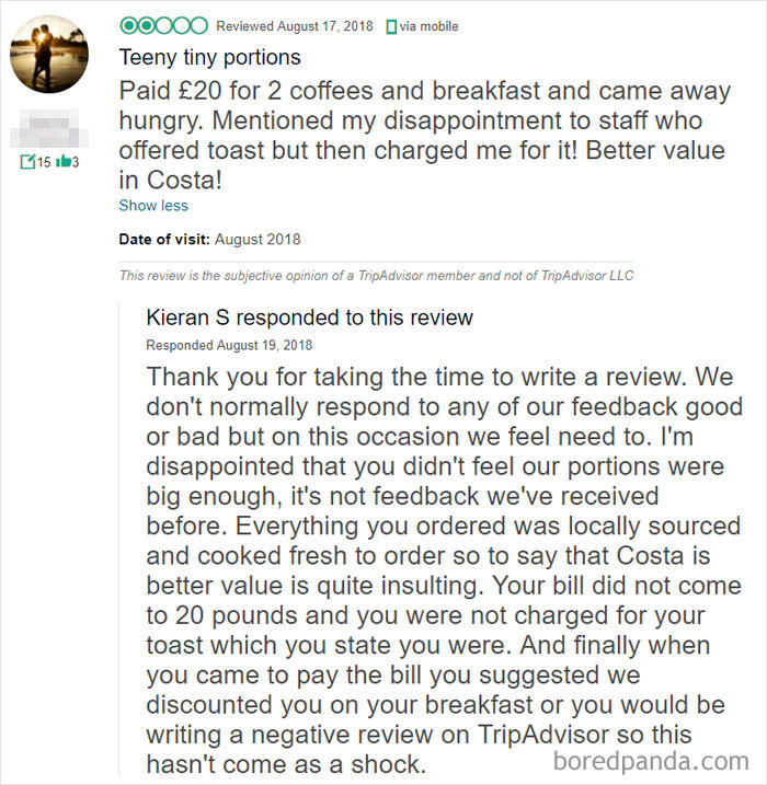 Breakfast Extortion!