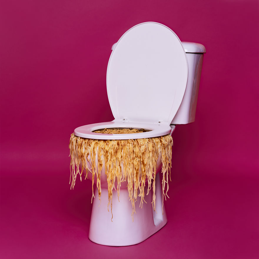I Created A Pop Art Series Combining Spaghetti With Everyday Objects I Created A Pop Art Series Combining Spaghetti With Everyday Objects