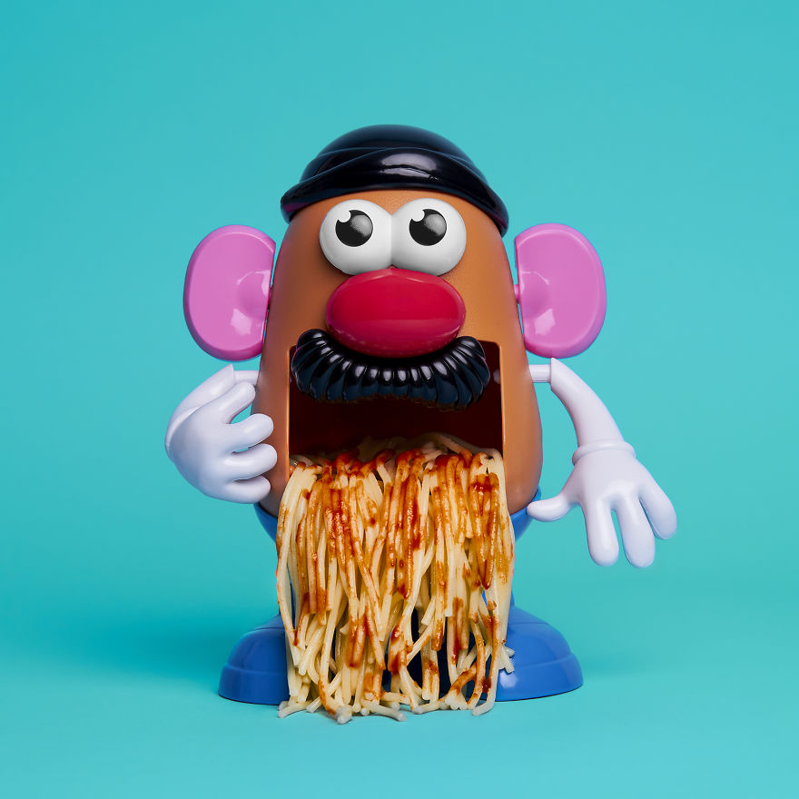I Created A Pop Art Series Combining Spaghetti With Everyday Objects I Created A Pop Art Series Combining Spaghetti With Everyday Objects