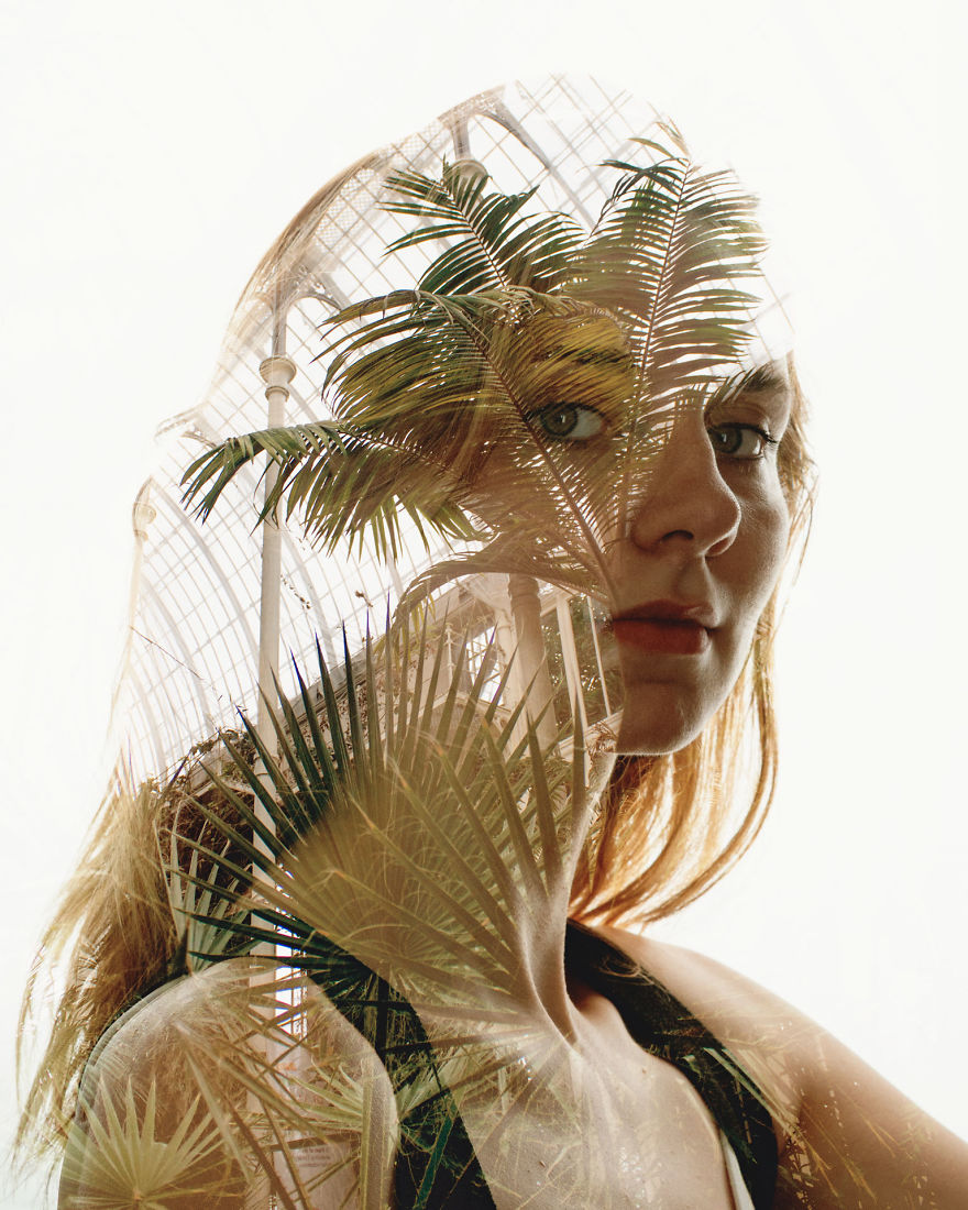 I Merge Two Worlds Into One Using Double Exposure Photography