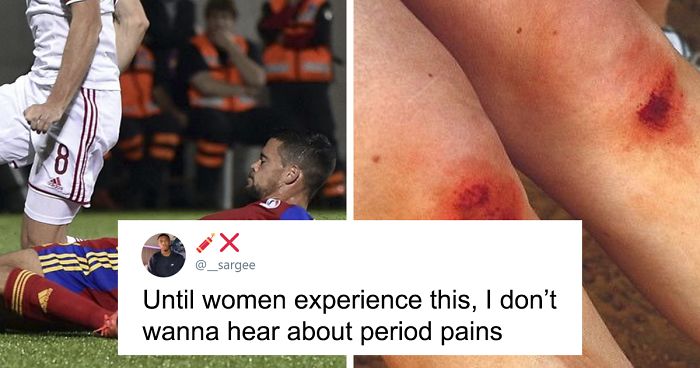 Man Says Women Should Stop Complaining About Period Pain Unless They Know What A Scraped Knee Pain Feels Like, Gets Shut Down