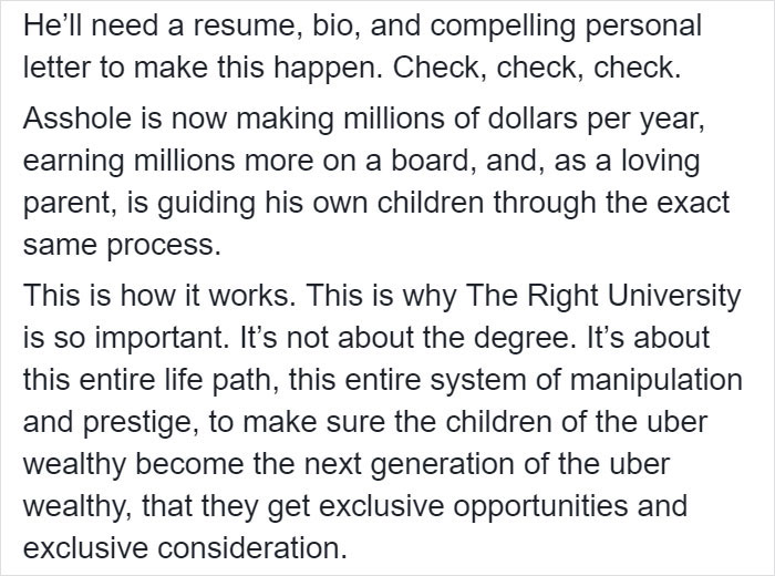 If You Thought College Admission Scandal Was Bad, This Woman's Post About Rich People Buying Her Writing Services Will Show It's Worse If You Thought College Admission Scandal Was Bad, This Woman's Post About Rich People Buying Her Writing Services Will Show It's Worse