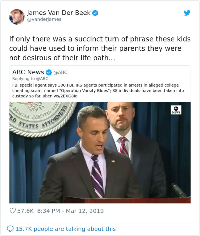 If You Thought College Admission Scandal Was Bad, This Woman's Post About Rich People Buying Her Writing Services Will Show It's Worse If You Thought College Admission Scandal Was Bad, This Woman's Post About Rich People Buying Her Writing Services Will Show It's Worse