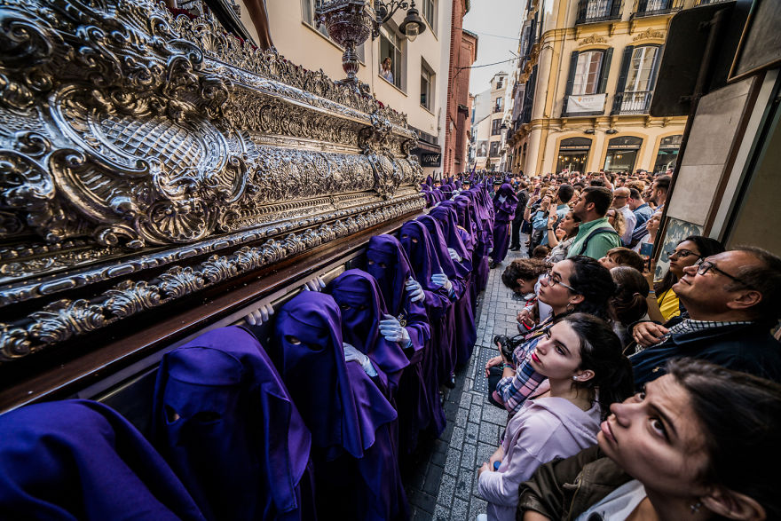 It Is A Spiritual Experience To Take Pictures Of Such Deep Religious Belief - Semana Santa Malaga