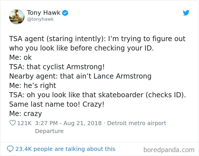 12 Hilarious Times People Didn’t Realize They Were Talking To Tony Hawk (New Tweets) 12 Hilarious Times People Didn’t Realize They Were Talking To Tony Hawk (New Tweets)