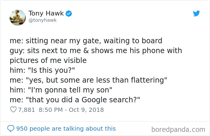 12 Hilarious Times People Didn’t Realize They Were Talking To Tony Hawk (New Tweets) 12 Hilarious Times People Didn’t Realize They Were Talking To Tony Hawk (New Tweets)