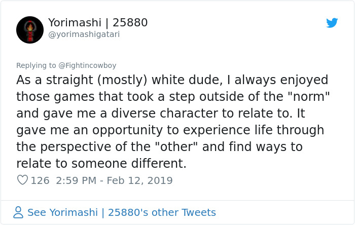 Gamers Are Getting Upset Over 'Forced Diversity', But This &ldquo;Straight White Dude&rdquo; Shuts Them Down In A Viral Twitter Thread