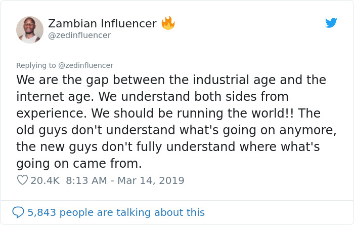Guy Lists Why Millennials Are 'The Most Unique Generation Of All Time' And His Twitter Thread Goes Viral Guy Lists Why Millennials Are 'The Most Unique Generation Of All Time' And His Twitter Thread Goes Viral