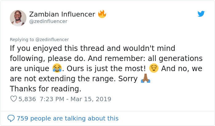 Guy Lists Why Millennials Are 'The Most Unique Generation Of All Time' And His Twitter Thread Goes Viral Guy Lists Why Millennials Are 'The Most Unique Generation Of All Time' And His Twitter Thread Goes Viral